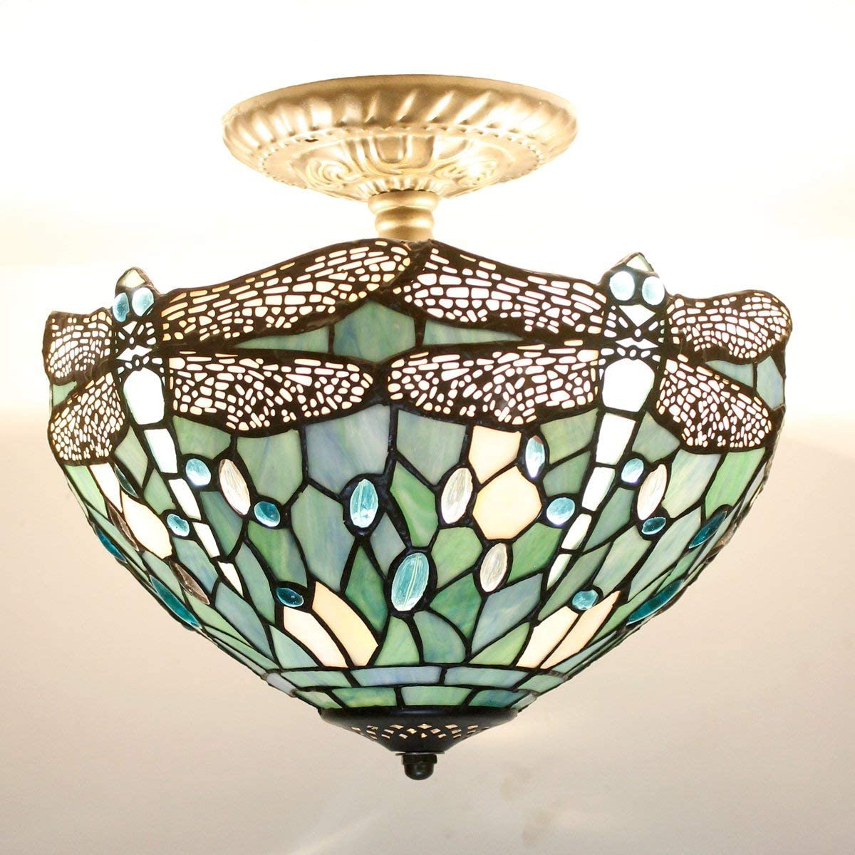 Werfactory® Tiffany Ceiling Lamp 12 Inch