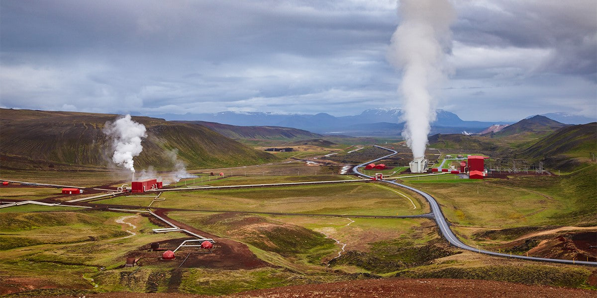 Geothermal power stations