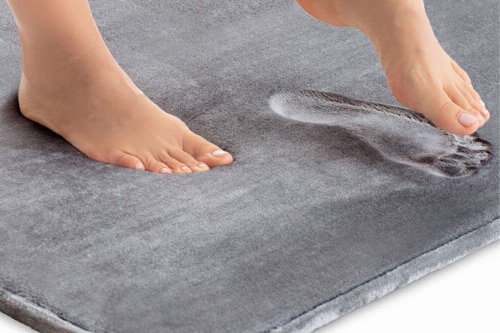 Close Up of Memory Foam Bath Mat