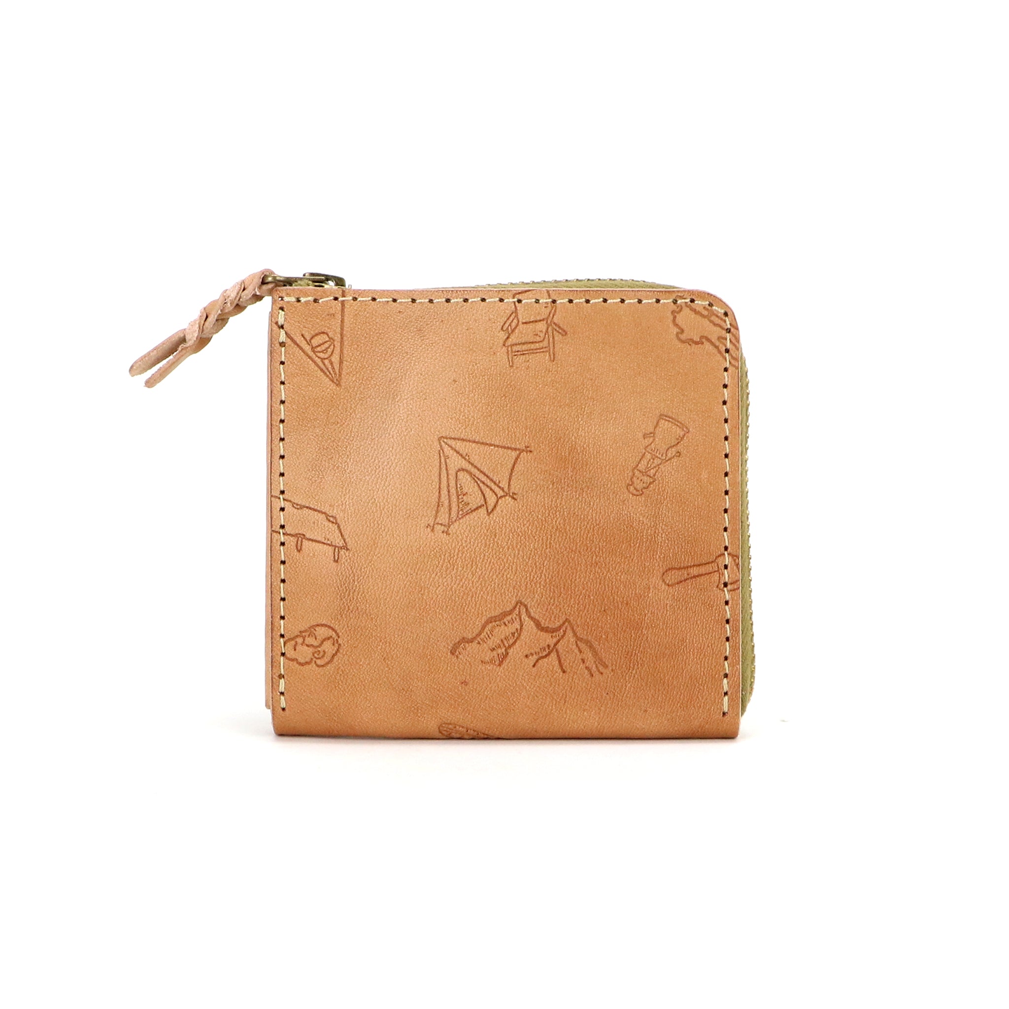 L compact wallet – BrownBrown