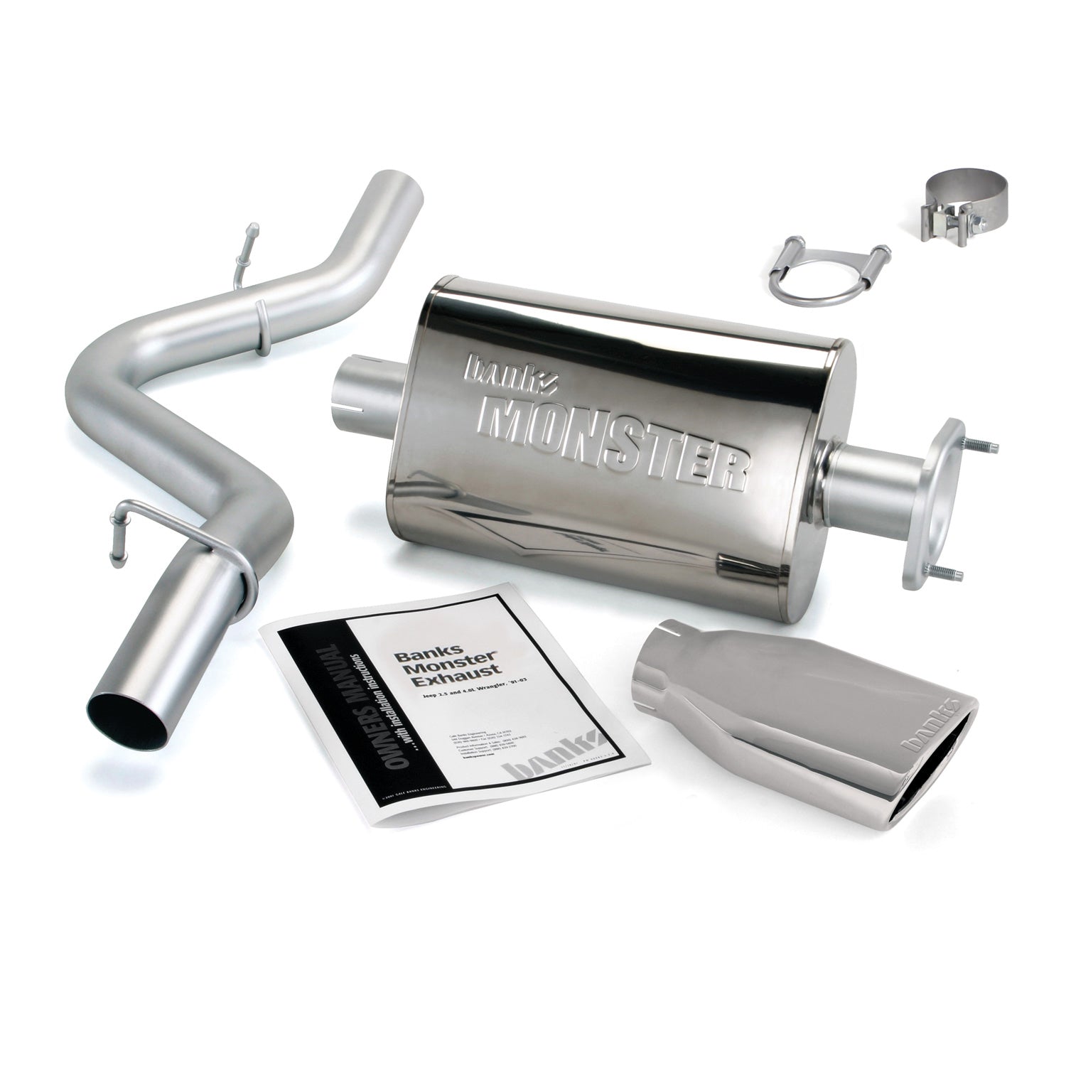 Monster Exhaust System for 2004-2006 Jeep Wrangler  [51314] – Banks