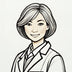 Firefly Create an abstract faceless avatar of a beauriful mature doctor woman in a Japanese style, d.jpg__PID:00819a60-d3dc-4721-b83f-6bfbef3642df