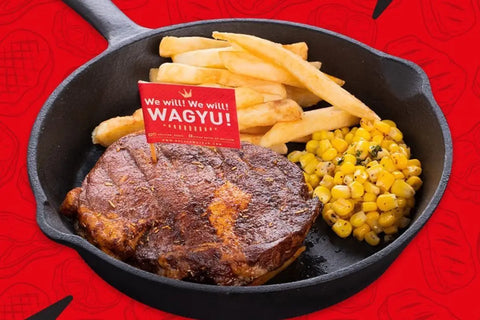 HOLYCOW! Wagyu Tenderloin dari Steak Hotel by Holycow lengkap dengan side dish