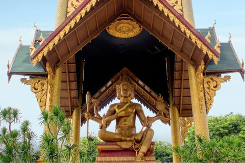 Patung Budha Empat Rupa di Kenjeran