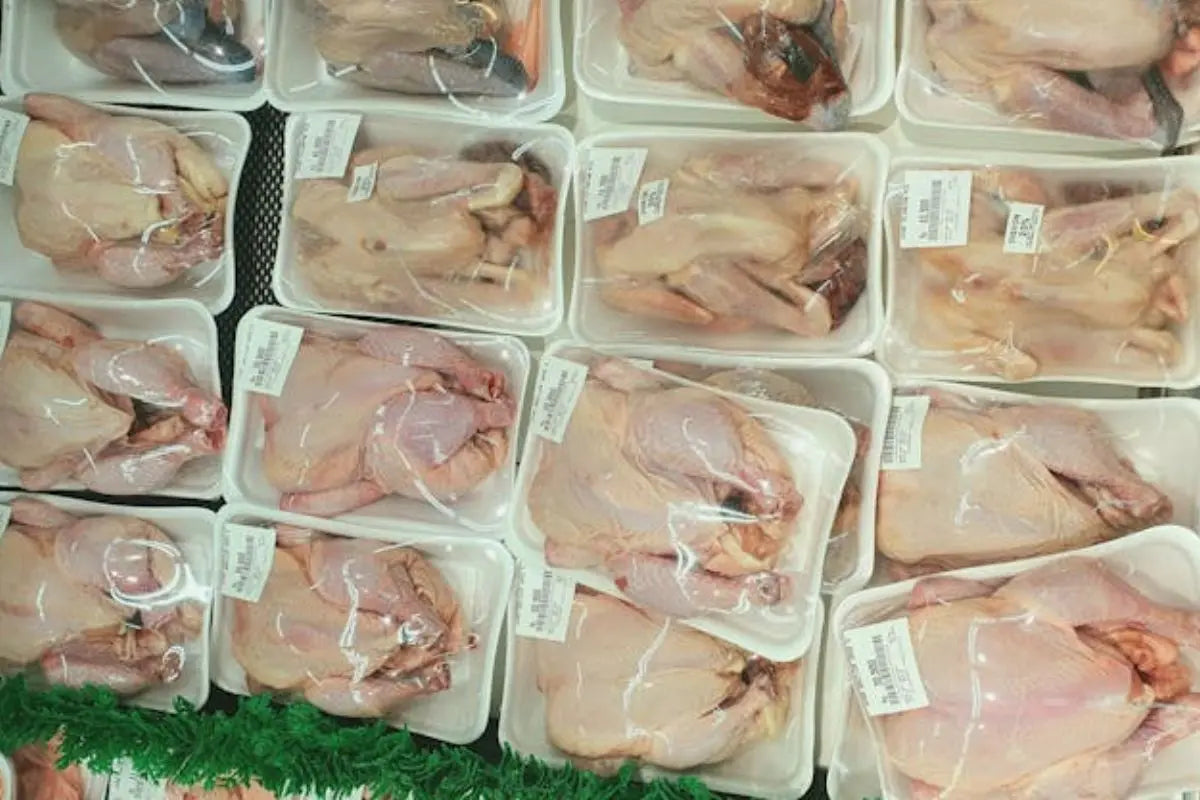 ayam segar di supermarket