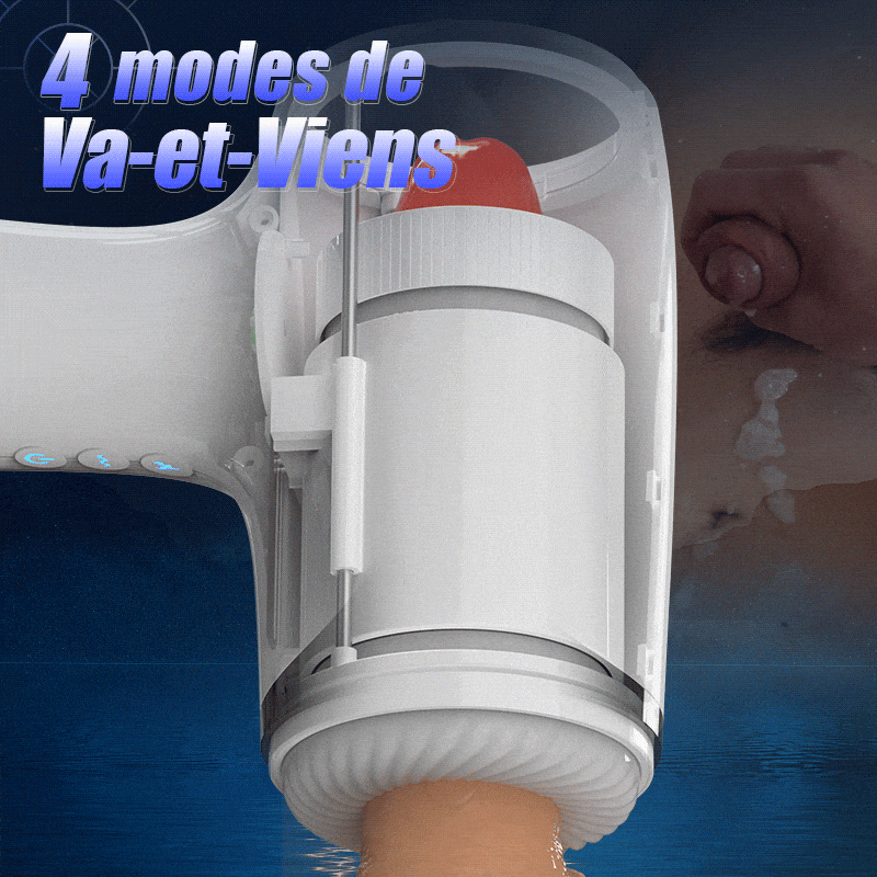 William - Trou traversant Masturbateur Masculin Vibrant&Va-et-Viens - Image 4