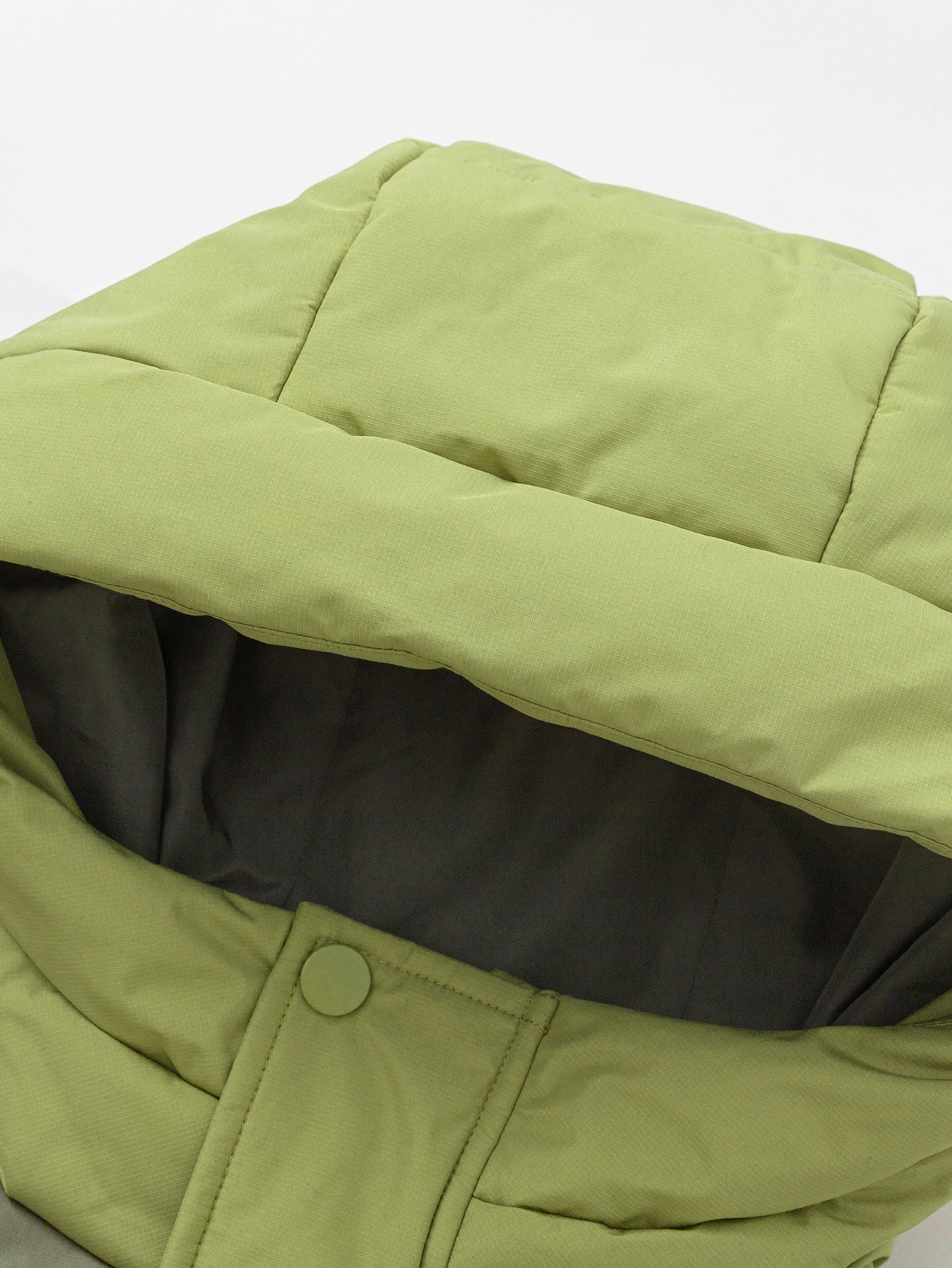 Unisex Family Hooded Tent Pattern Down Jacket