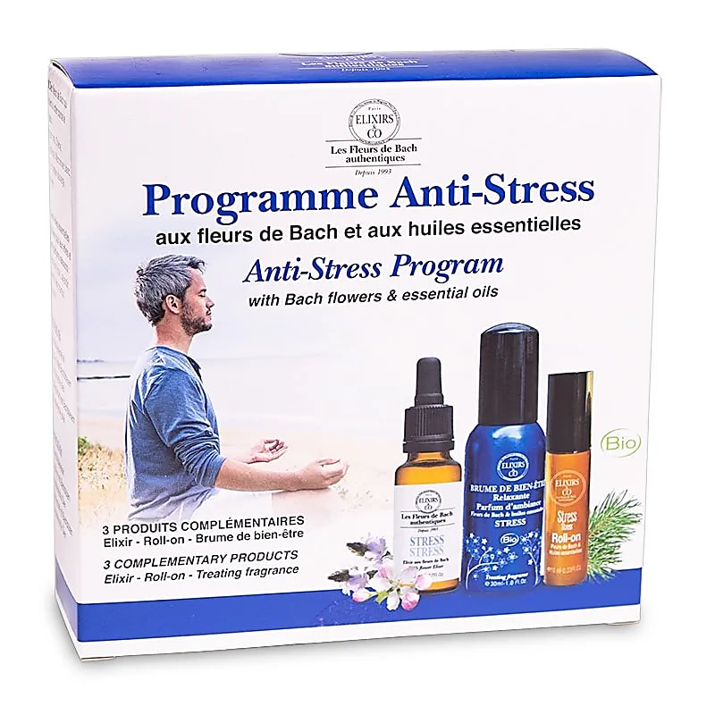 Billede af ANTI-STRESS PROGRAM STARTSÆT - DR. BACH AROMATERAPI - - Elixirs & Co - StudioBuus