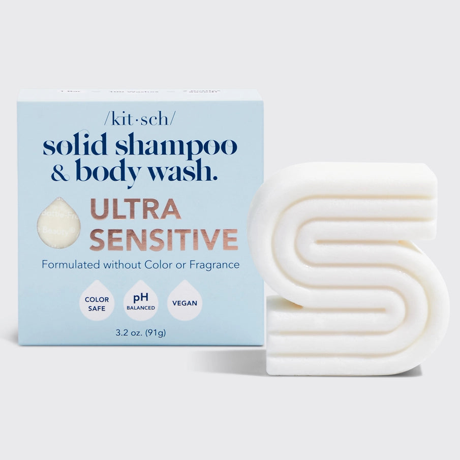 Billede af SHAMPOO & BODY WASH BAR - ULTRA SENSITIVE - EKSTRA MILD - Shampoo Bar - Kitsch - StudioBuus