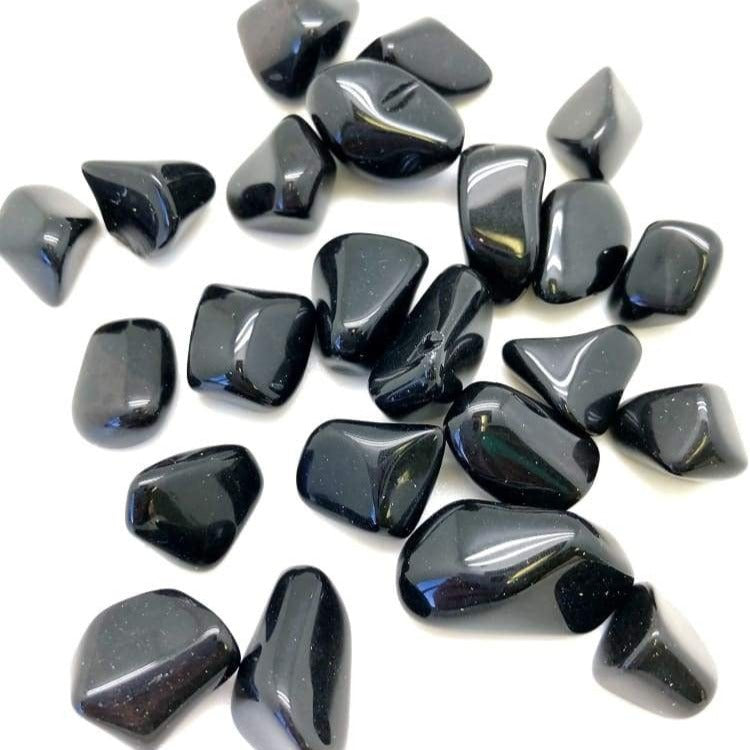 Billede af BLACK ONYX CHIPS - 100 GRAM - krystaller - Studio Buus - StudioBuus