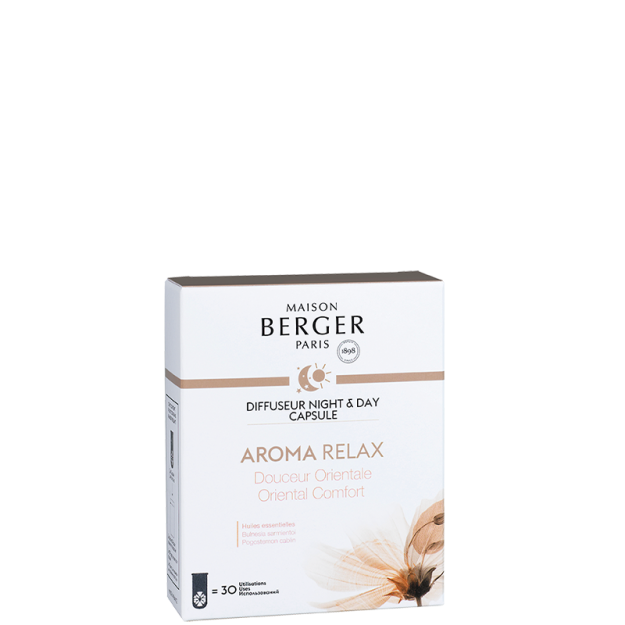 Billede af AROMA RELAX - AROMA VÆKKEUR REFILL - Aromaterapis vækkeur Refill - Maison Berger - StudioBuus