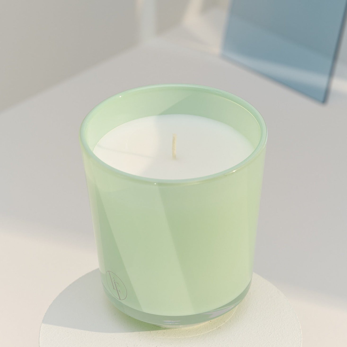 Billede af GREEN EUCALYPTUS - COLORAMA OF LIGHTS - DUFTLYS - Scented Candle / Duftlys - Bougies la Francaise - BLF - StudioBuus