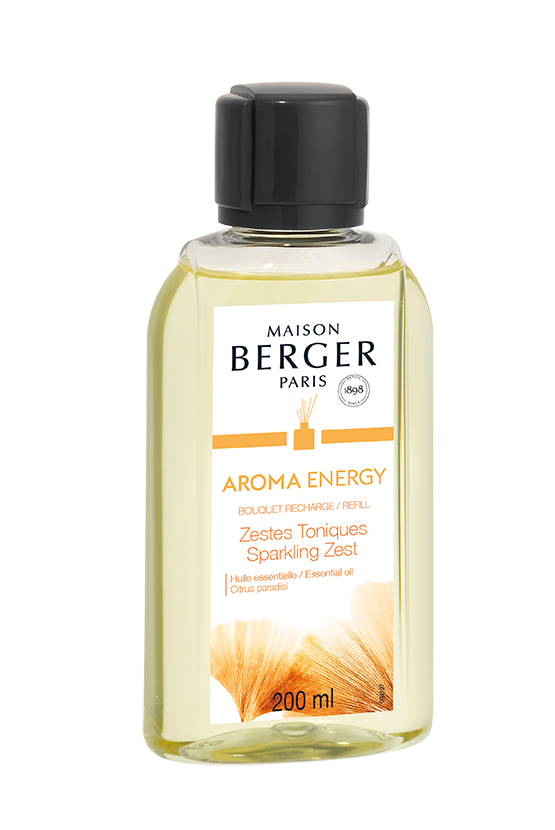 Se AROMA ENERGY - DUFTPINDE REFILL - Scented bouquet refill / Duftpinde refill - Maison Berger - StudioBuus hos StudioBuus.dk