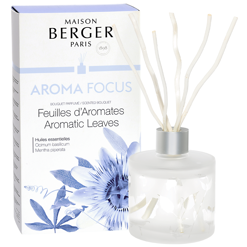 Billede af AROMA FOCUS - FLAKON MED DUFTPINDE - SCENTED BOUQUET - Scented Bouquet / Flakon m. Duftpinde - Maison Berger - StudioBuus