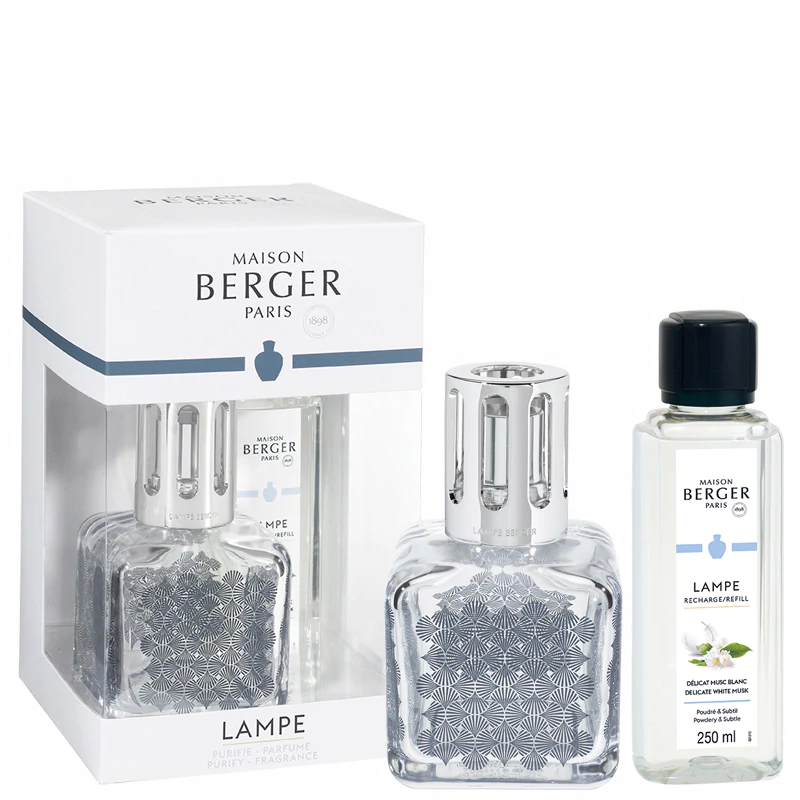 Billede af GINKGO DUFTLAMPE - STARTSÆT MED DELICATE WHITE MUSK - LAMPE BERGER - Duftlampe, luftrenser & Air Purifyer - Maison Berger - StudioBuus