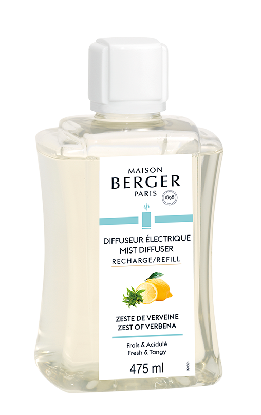 Billede af ZEST OF VERBENA - AROMA DIFFUSER REFILL - Elektronisk Mist Diffuser Refill - Maison Berger - StudioBuus