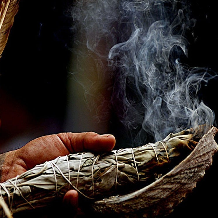 Billede af RENSE KIT MED NATURSTENS SKÅL - smudging - Studio Buus - StudioBuus