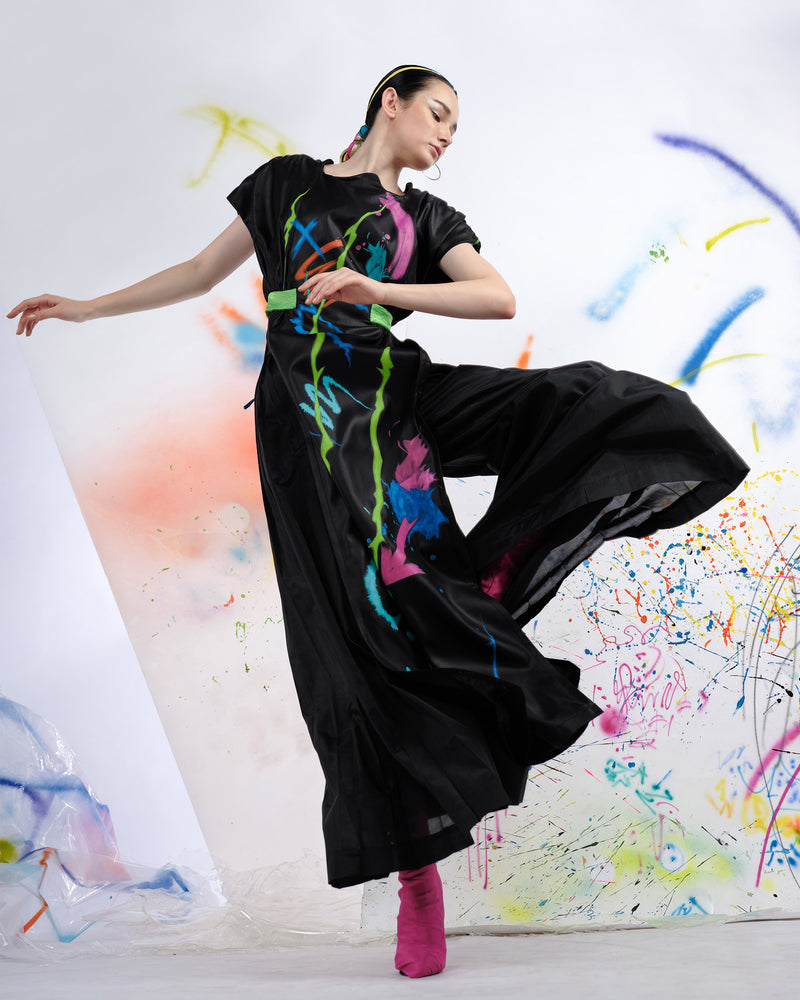 Black Phoenix - Contemporary AoDai – Tiny Ink