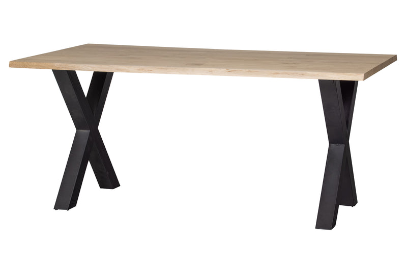 WOOOD - Tablo Tisch Eiche X-Beine 180x90cm
