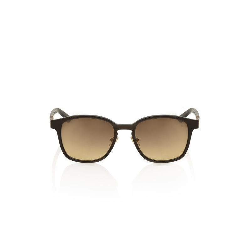 Gafas de sol hombre en cuerno madera lentes marrones degrad – US - Maserati Store