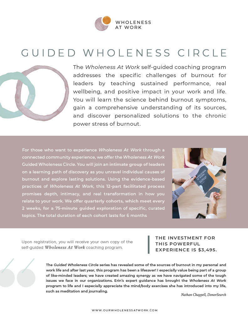 guided wholeness circle one