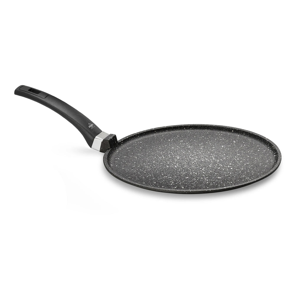 Olympia Hard Cook Die-Cast Aluminium Nonstick Crepe Pan With Lid, 11.8 –  Olympia Cookware