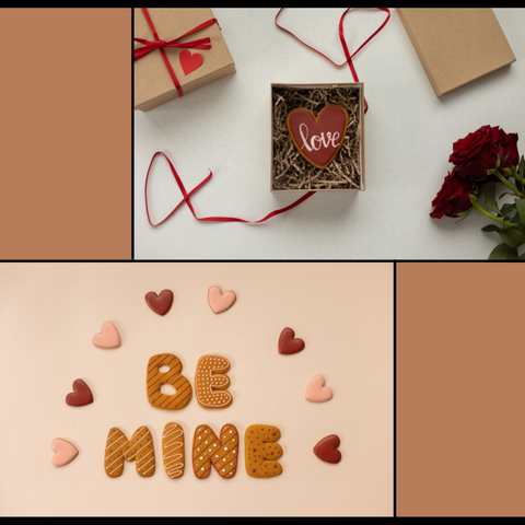 box of cookies with sweet messages