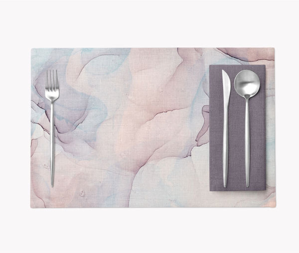 Pink Abstract PVC Placemats