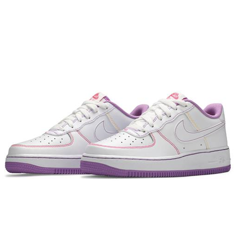 white fuchsia glow air force 1