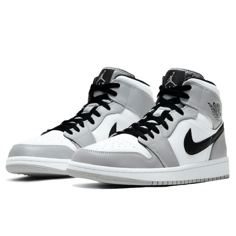 air jordan 1 mid light smoke grey mens