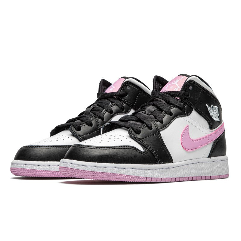 jordan 1 mids pink and black