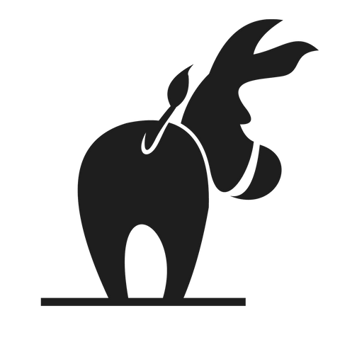 Black Donkey Butt - Logo