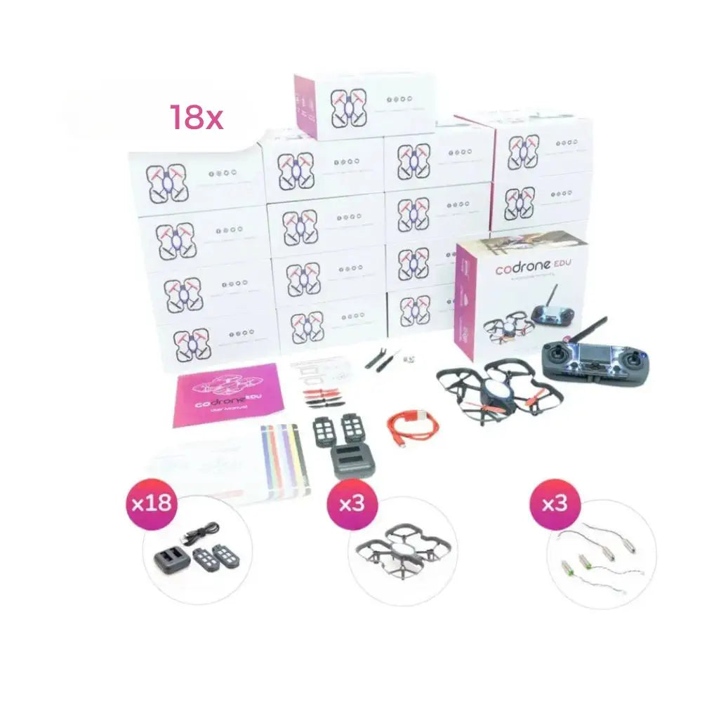 Robolink CoDrone EDU - Classroom 18 Pack w/ PD
