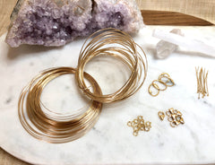 Gold filled wire, clasps, components and chain