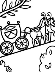 Carriage Coloring Page