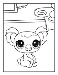 Littlest Pet Shop Koala Coloring Page