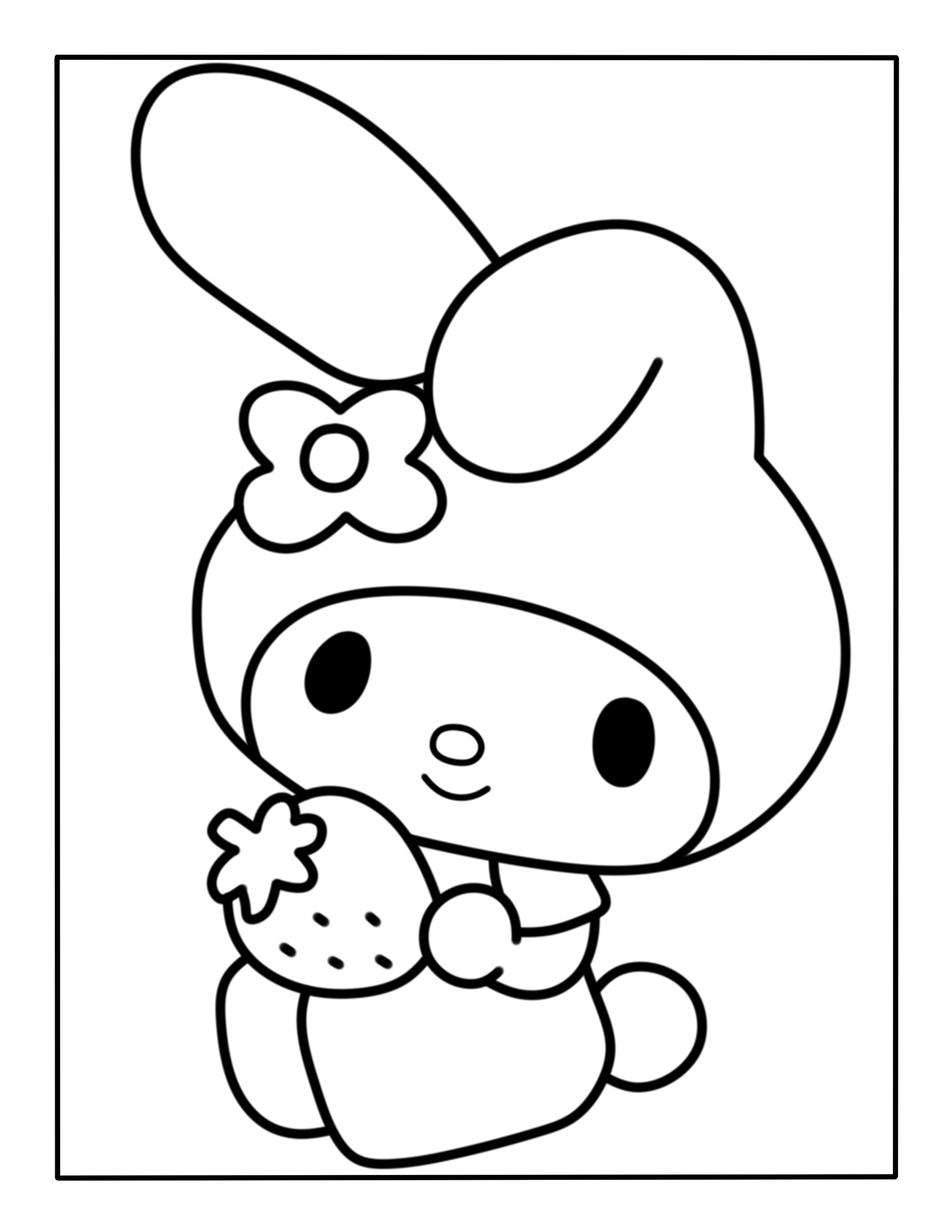 My Melody Coloring Page