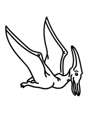 Pterodactyl Coloring Page