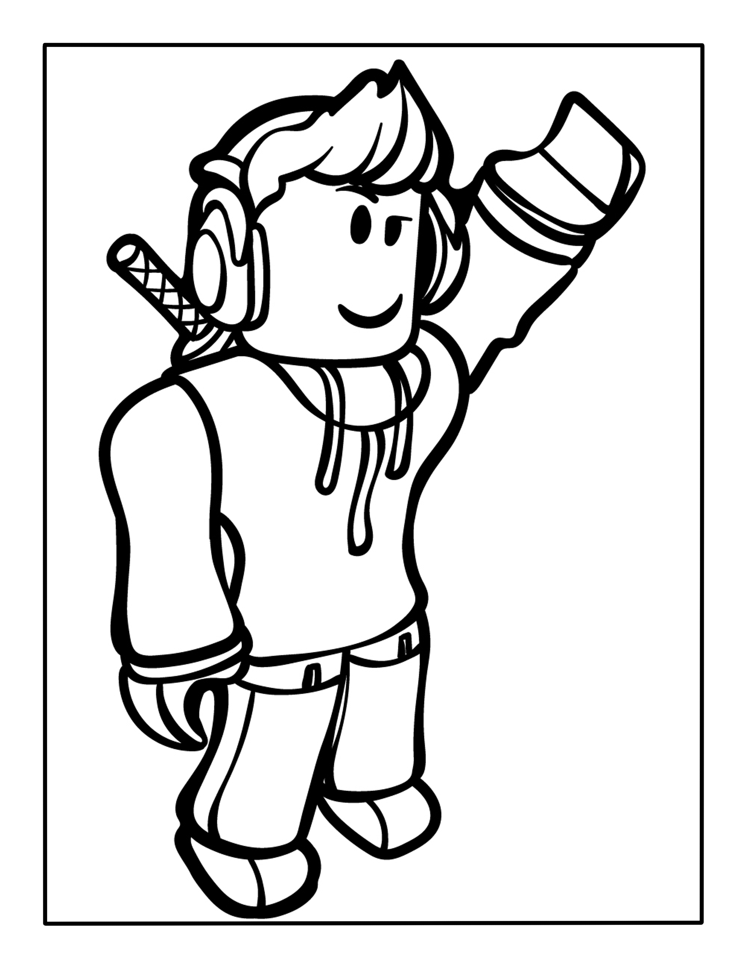 Free Printable Roblox Coloring Pages For Kids  Coloring pages for kids,  Free kids coloring pages, Printable coloring pages