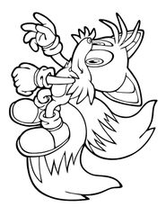 Tails Sonic Coloring Page
