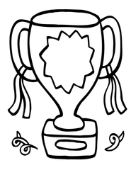Trophy Coloring Page