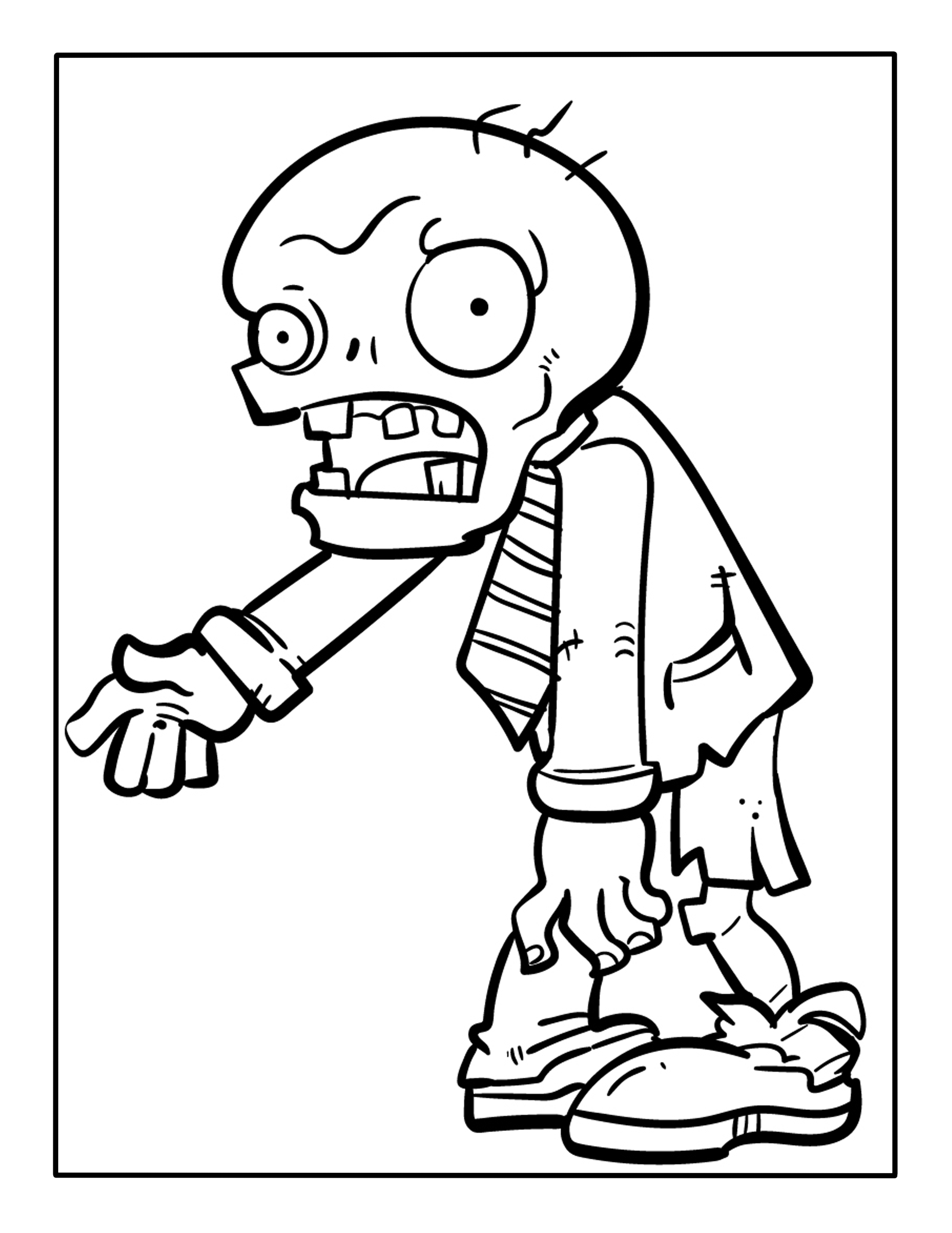 Zombie Coloring Page – Kimmi The Clown