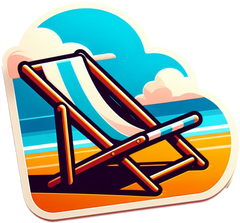 Beach Chair Sticker