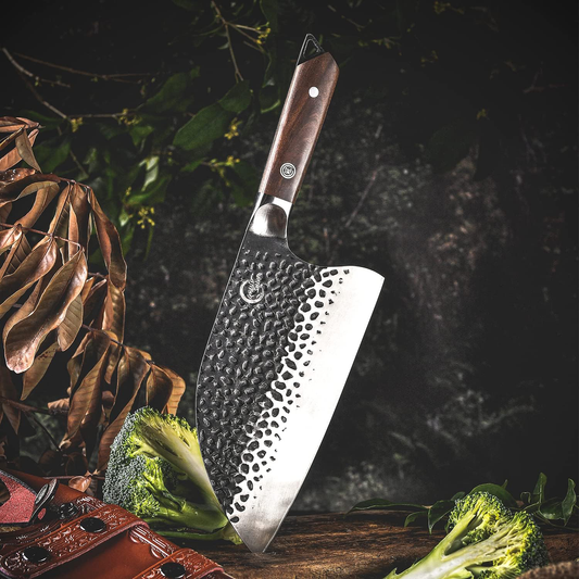 KD 7.2 inch Serbian Cleaver Knife: Ideal for Kitchen and Outdoors – Knife  Depot Co.