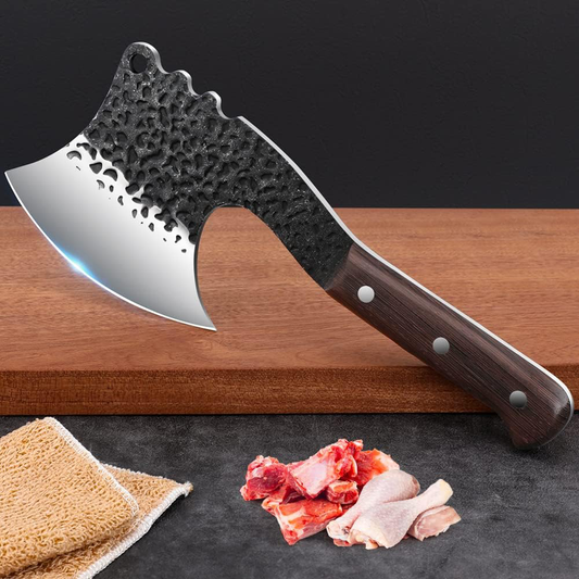 KD Hand Forging Kitchen Knife Professional Meat Traditional Cleaver Kn –  Knife Depot Co.