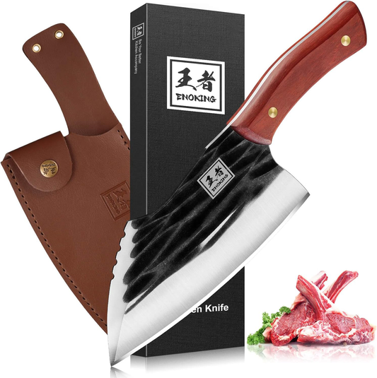 KD 7 Inch Aroma House Meat Cleaver: High Carbon German Stainless Steel –  Knife Depot Co.