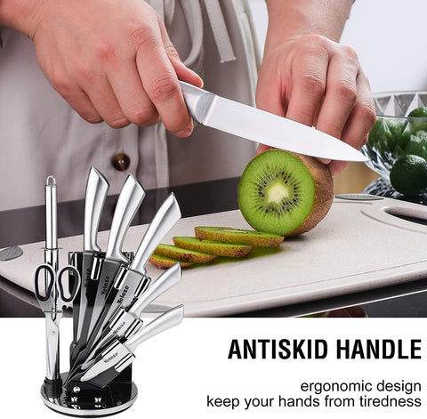 DEIK 14 pcs Stainless Steel Kitchen Knife Set With Block – Knife Depot Co.
