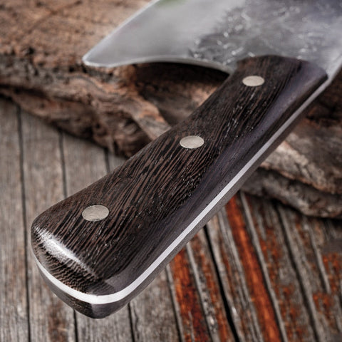 Handmade Forged Stainless Steel Kitchen Meat Knife