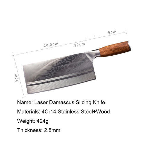 Professional Damascus Steel Blade Slicing Kitchen Knife