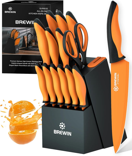 Brewin Professional Chef Knife Set 3PCS, Ultra Sharp Knives Set